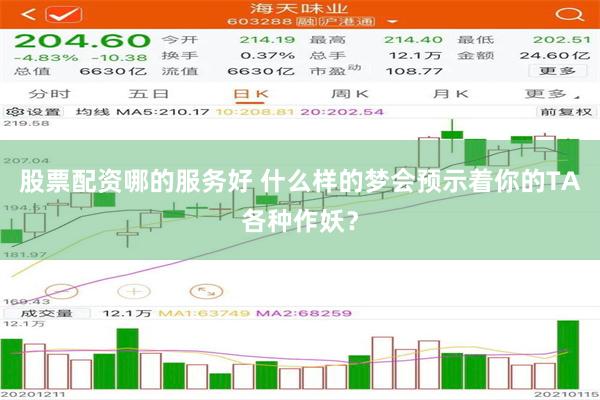 股票配资哪的服务好 什么样的梦会预示着你的TA各种作妖？