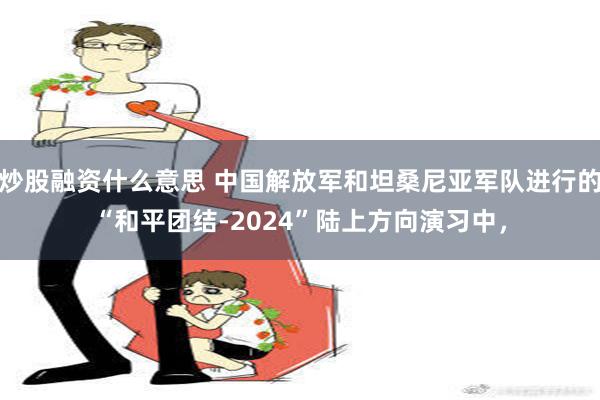 炒股融资什么意思 中国解放军和坦桑尼亚军队进行的“和平团结-2024”陆上方向演习中，