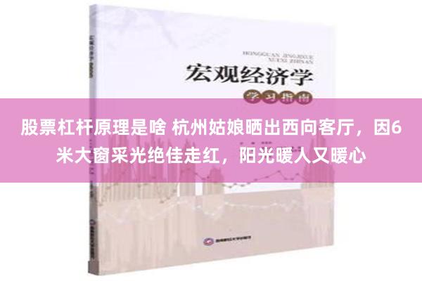 股票杠杆原理是啥 杭州姑娘晒出西向客厅，因6米大窗采光绝佳走红，阳光暖人又暖心