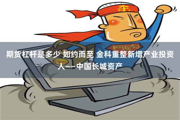 期货杠杆是多少 如约而至 金科重整新增产业投资人——中国长城资产